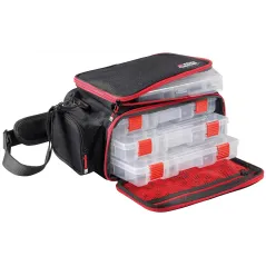 Geanta Abu Garcia Mobile Lure Bag + 4 Cutii Naluci, 36x21x20cm