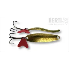 Lingura Oscilanta Bertilure Taifun Nr.1, Amprenta Dragon Skin, Culoare Gold, 7g