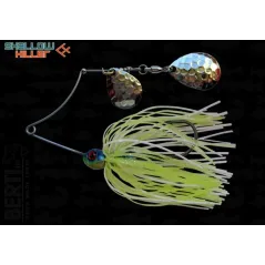 Spinnerbait Berti Shallow Killer Colorado Colorado, Alb/Chartreuse, 11g