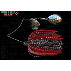 Spinnerbait Berti Shallow Killer Colorado Colorado, Alb/Negru/Rosu, 11g