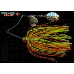 Spinnerbait Berti Shallow Killer Colorado Colorado, Portocaliu/Negru/Chartreuse, 11g