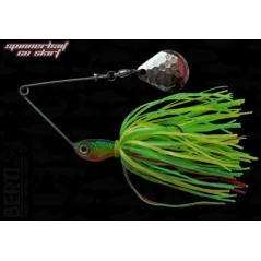 Spinnerbait Bertilure Paleta Colorado Skirt Fire Tiger 7g