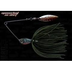 Spinnerbait Bertilure Paleta Salcie Skirt Green Pumpkin 7g