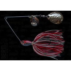 Spinnerbait cu Skirt Berti Colorado Colorado, Alb/Rosu, 14g