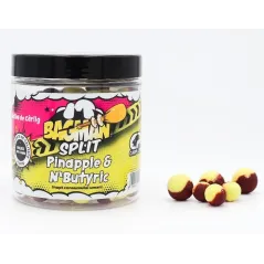 Boilies de Carlig Critic Echilibrat CPK Bagman Split, 10/14mm, Pineapple & N-butyric