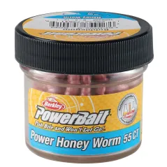 Naluca Berkley PowerBait Power Honey Worm Bubblegum, 60g, 25buc/borcan