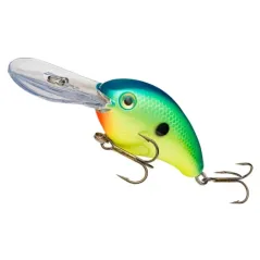 Vobler Strike King Pro-Model Series 4 Floating, Blue Back Chartreuse, 11cm, 15.9g