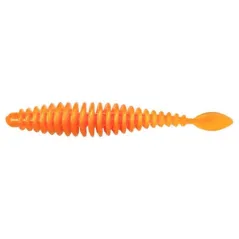 Shaduri Magic Trout T-Worm P-Tail Chilli-Cheese, Neon Orange, 6.5cm, 6buc/borcan