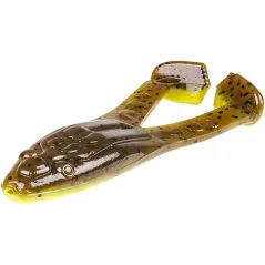 Broasca Strike King Super Toad, Green Pumpkin Chartreuse Belly, 10cm, 5buc/plic