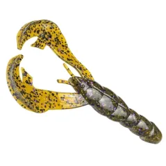 Creatura Strike King Rage Craw, Culoare Green Pumpkin Purple & Gold, 10cm, 7buc/plic