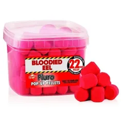 Fluro Pop-Up Pellets Dynamite Baits Bloodied Eel 22mm