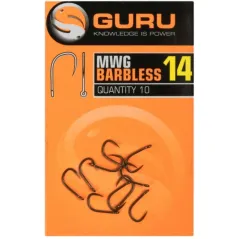 Carlige Guru MWG Barbless, 10buc/plic