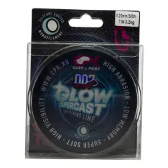 Fir Monofilament CPK Glow Supercast, Alb Stralucitor, 300m