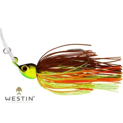 BladeBite Westin Tungsten Bladed Jig 21g, Brown Chartreuse