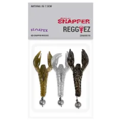 Set Creaturi Korum Snapper Reggiez 7.5cm, Natural