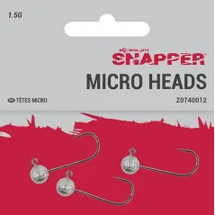 Set Jiguri Korum Snapper Micro Heads, Marime 4, 3g
