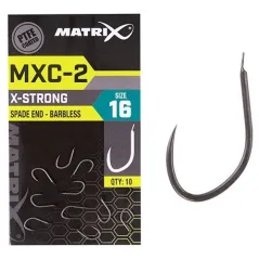 Carlige Matrix MXC-2 Barbless Spade End, 10buc/plic