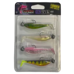 Shad Fox Rage Pro Zander UV Loaded, 7.5cm, 5g, Nr. 1/0, 4buc/blister