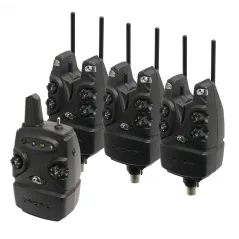 Set Avertizori-Senzori Pescuit Zfish Helios Bite Alarm + Statie Wireless , 3+1