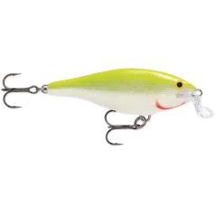Vobler Rapala Shallow Shad Rap ,Culoare Silver Fluorescent Chartreuse-SFC,7cm,7g