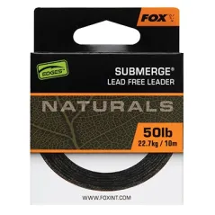 Fir Textil Fox Edges Naturals Submerge Leader, 10m/22.7kg/50lb