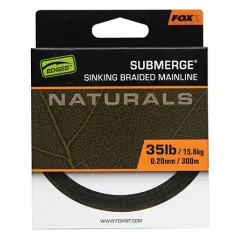 Fir Textil Fox Submerge Naturals Braid, Green, 300m, 0.20mm, 35lb/15.8kg
