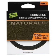 Fir Textil Fox Submerge Naturals Braid, Green, 300m, 0.30mm, 55lb/24.9kg