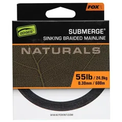 Fir Textil Fox Submerge Naturals Braid, Green, 600m, 0.30mm, 55lb/24.9kg