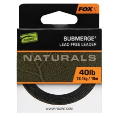 Fir textil Fox Edges Naturals Submerge Leader, 10m/40lb/18.1kg