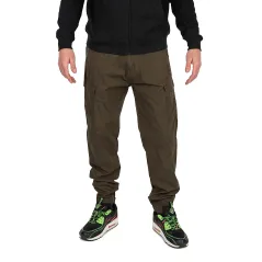 Pantaloni Lungi Fox Collection LW Cargo Trouser Green Black