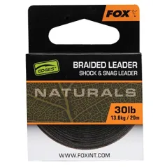 Fir Textil Inaintas FOX Edges Naturals Braided Leader, 20m