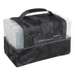 Geanta Spinning Fox Rage Camo Stack Pack Small + 3 Cutii Naluci