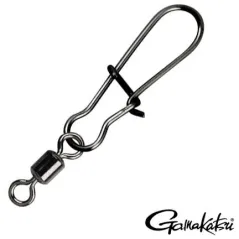 Vartej Agrafa cu Gamakatsu Ez-Snap x H-Swivel, 5buc/plic