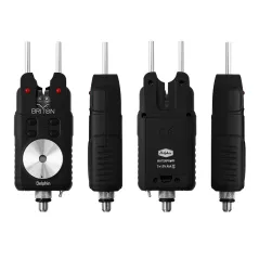 Set Avertizori-Senzori Pescuit Delphin BRITON Wireless + Statie , 4+1