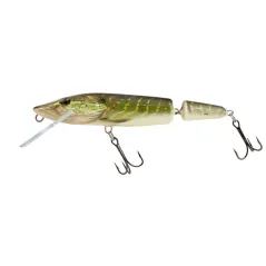 Vobler Salmo Pike Jointed Deep Runner , Real Pike, 11cm, 14g