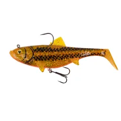Swimbait Fox Rage Realistic Replicant Softbait, UV Goldie, 7.5cm, 11g