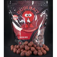 Boilies Solubil Dudi Bait Mister Red, Squid&Cranberry, 1kg, 24mm