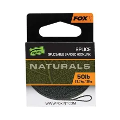 Fir Textil Fox Edges Naturals Splice Hooklength, 50lbs, 20m