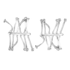 Opritoare Monturi Crap Fir de Par din Silicon Transparente Delphin, 24buc / plic