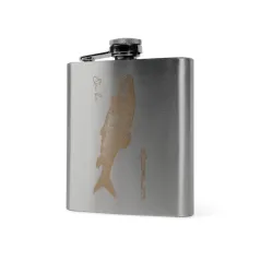 Recipient De Buzunar Din Inox Classic Hip Flask Barbel