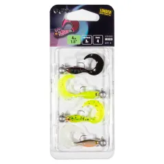 Set Shaduri FOX Rage Ultra UV Micro Grub Tail Loaded, 4cm, 3g,  Nr. 4, 4buc/blister