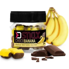 Dumbell Critic Echilibrat Delphin D Snax Method Wafters, 10x7mm, 20g/borcan, Ciocolata-Banana