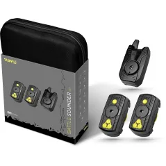 Set Avertizoare Pescuit Montabile pe Lanseta + Statie Black Cat Battle Sounder, 2+1