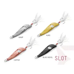 Lingura Oscilanta Delphin Slot, Culoare Copper, 15g