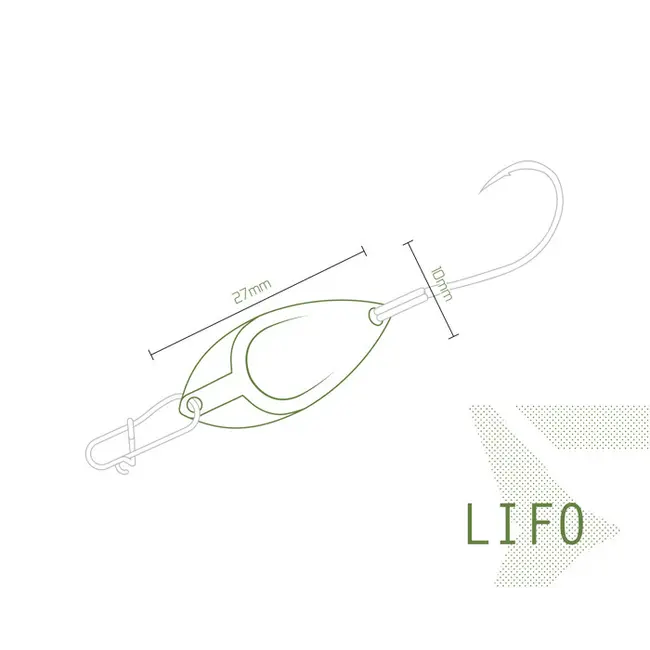 Lingurita Oscilanta Delphin Lifo, 2.7cm, 2.5g, Culoare Neon