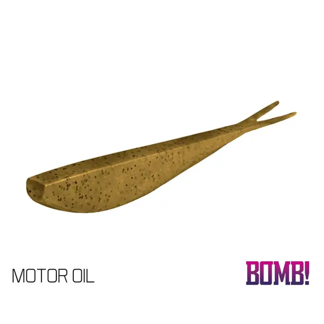 Shad Delphin Bomb D-Shot, 10.5cm, 5buc/plic, Culoare Motor Oil