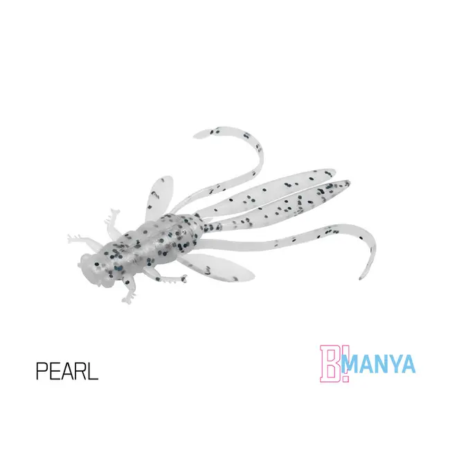 Nimfa Delphin MANYA UVs, 10.5cm, 5buc/plic, Culoare Pearl