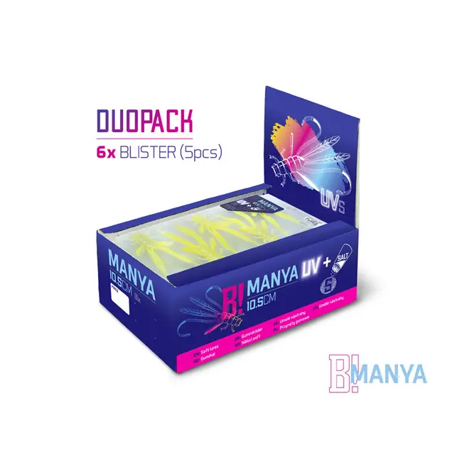 Nimfa Delphin MANYA UVs, 10.5cm, 5buc/plic, Culoare Candy