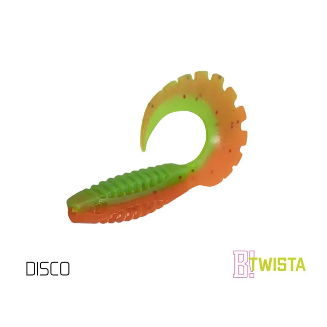 Twister Delphin TWISTA UVs, 10cm, 5buc/plic, Culoare Disco