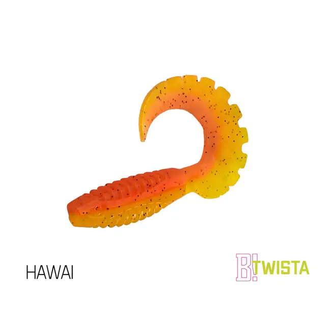 Twister Delphin TWISTA UVs, 10cm, 5buc/plic, Culoare Hawai